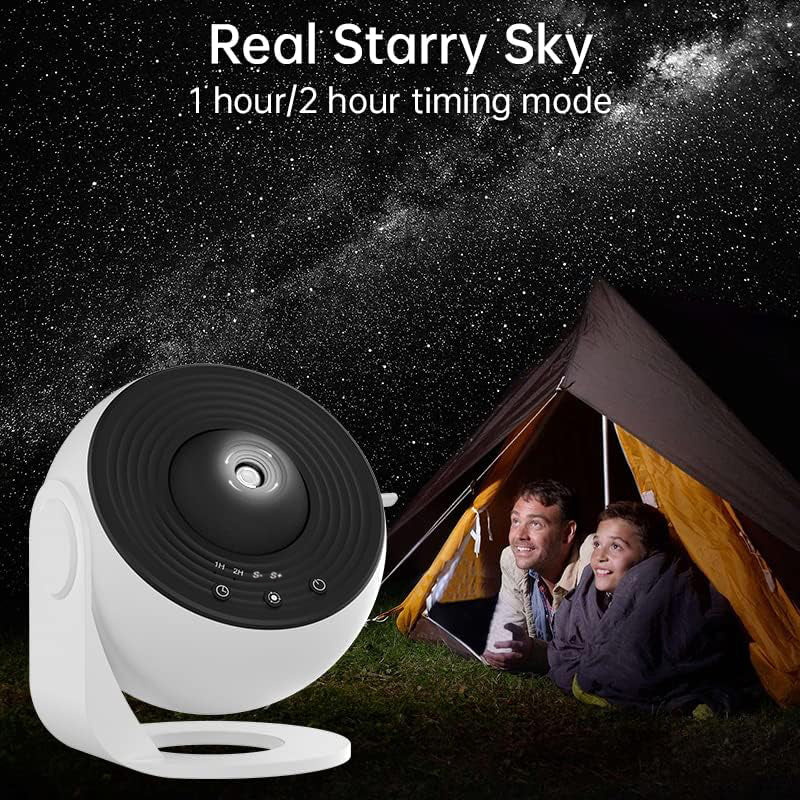 Planetarium Projector for Bedroom, 13 in 1 Star Projector Galaxy Light, Ceiling Night Light Milky Way Mood Lighting with Timer, LED Space Galaxy Lamp Bedroom Room Decor for Adults Kids - White