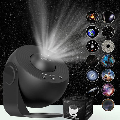 Planetarium Projector for Bedroom, 13 in 1 Star Projector Galaxy Light, Ceiling Night Light Milky Way Mood Lighting with Timer, LED Space Galaxy Lamp Bedroom Room Decor for Adults Kids - White