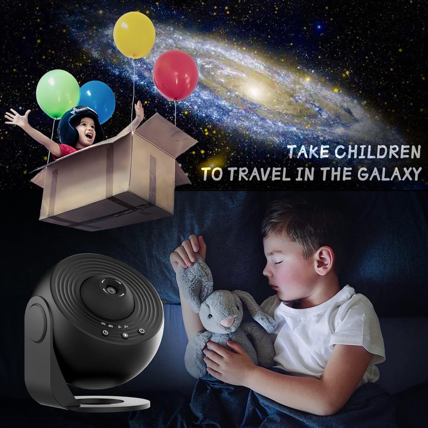 Planetarium Projector for Bedroom, 13 in 1 Star Projector Galaxy Light, Ceiling Night Light Milky Way Mood Lighting with Timer, LED Space Galaxy Lamp Bedroom Room Decor for Adults Kids - White