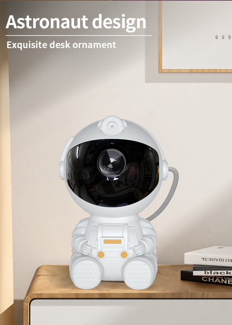 Astronaut Galaxy Projector Night Light – White Astronaut, Galaxy Lamp Star Projector for Kids Room, Space Decor & Birthday Gift