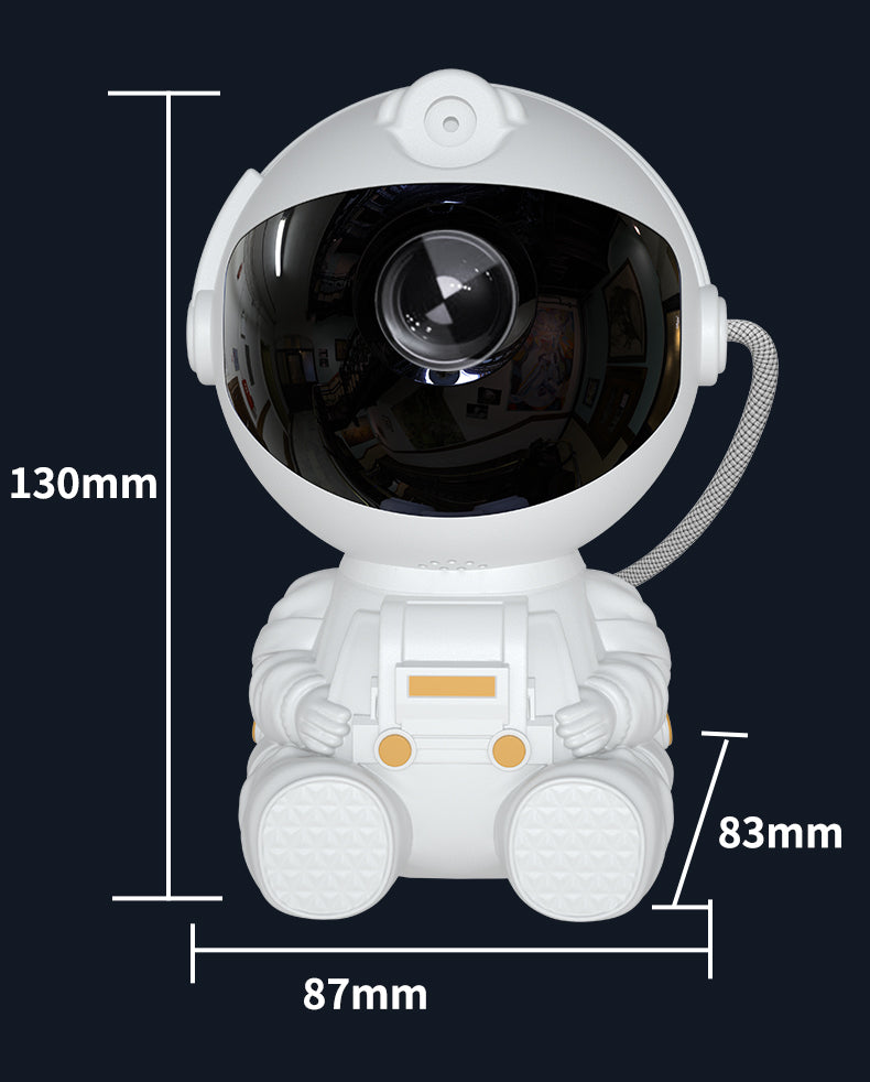Astronaut Galaxy Projector Night Light – White Astronaut, Galaxy Lamp Star Projector for Kids Room, Space Decor & Birthday Gift