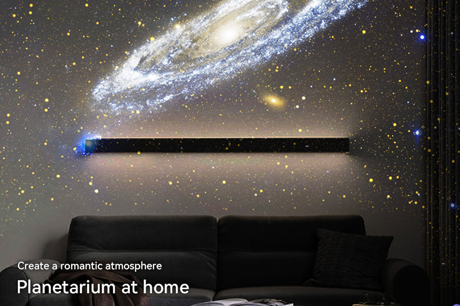 Planetarium Projector for Bedroom, 13 in 1 Star Projector Galaxy Light, Ceiling Night Light Milky Way Mood Lighting with Timer, LED Space Galaxy Lamp Bedroom Room Decor for Adults Kids - White