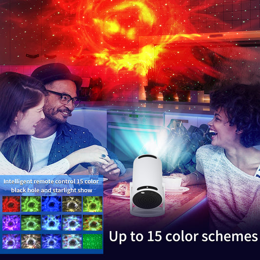 Galaxy Projector for Bedroom, Home Planetarium Astral Light Projector with Solar System & Constellation, Space Ceiling Starry Sky Night Light Projector with White Noise for Kids Adult Christmas Gift