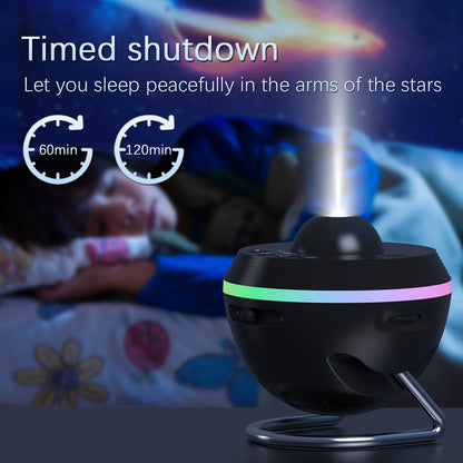 Planetarium Projector Pro for Bedroom, 13 in 1 Star Projector Galaxy Light, Ceiling Night Light Milky Way Mood Lighting with Timer, LED Space Galaxy Lamp Bedroom Room Decor for Adults Kids - BLACK