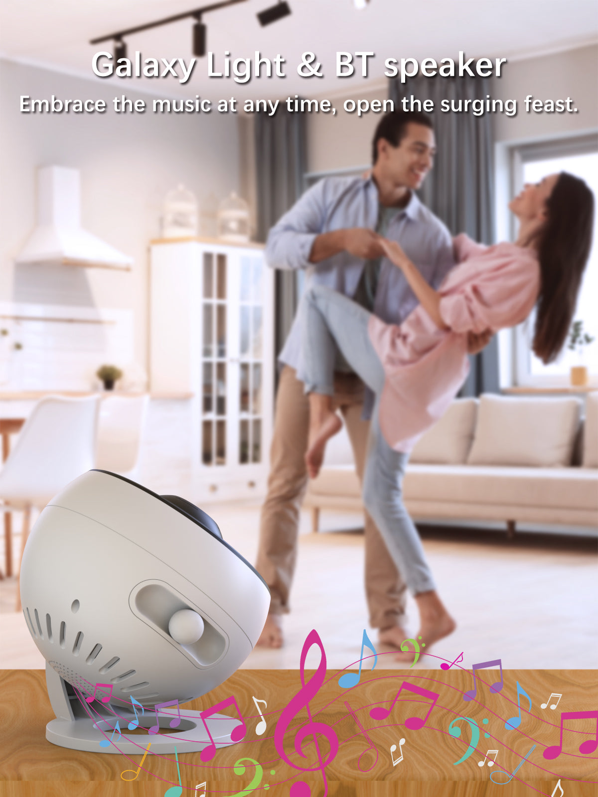 Galaxy Projector for Bedroom Pro Version, Upgraded Film Disc Star Projector for Kid 12 in 1 Planetarium Projector HD Image Adjustable Knob 360° Rotating 1/2h Timer Simple 4-Button Control