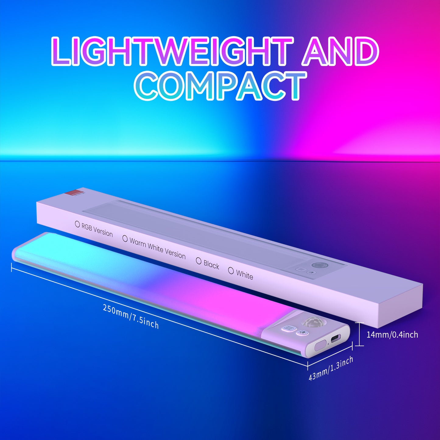 LED Under Cabinet Lighting Hardwired, Smart Adjustable White and RGB Dimmable Lights for Under Cabinets in Kitchen, Compatible with Alexa Google