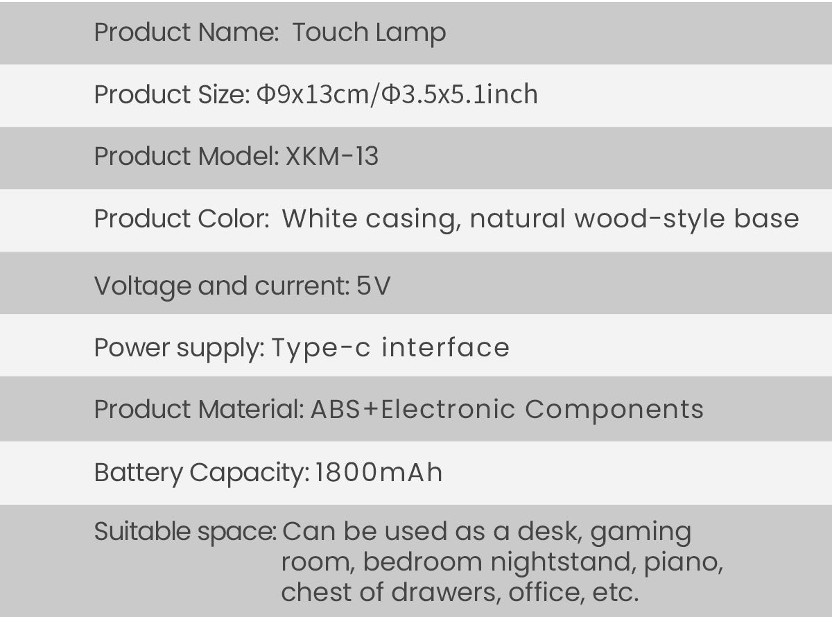 Touch Bedside Table Lamp,4 LIGHTING MODES AVAILABLE,  Rechargeable Desk Lamp, Dimmable Night Light with RGB Color Changing,Portable Lamp for Baby, Bedroom, Living Room